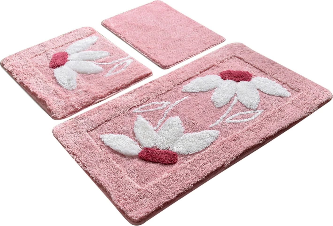 Set tapetash për banjo akrilik, 3 copë, Mijolnir, Daisy, rozë