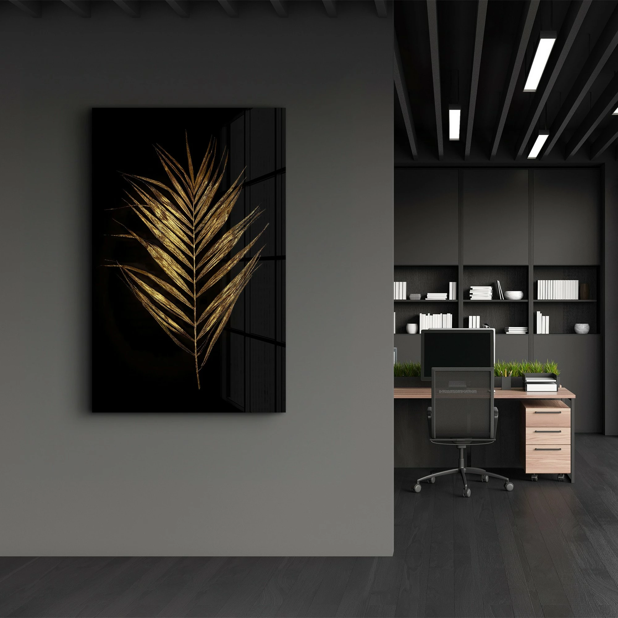 Pikturë dekorative prej xhami të temperuar, Wallity, CAM-2034, 70x110cm