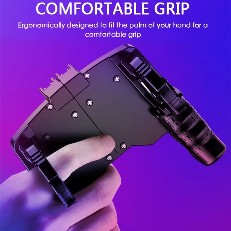 Gamepad K21, kontrollor për lojëra në celular, i zi