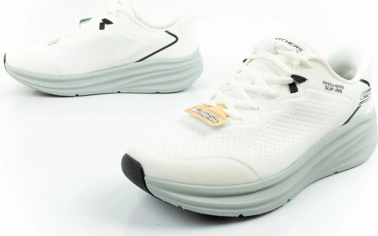 Atlete meshkuj Skechers Bobs Skillz Slip-Ins, të bardha