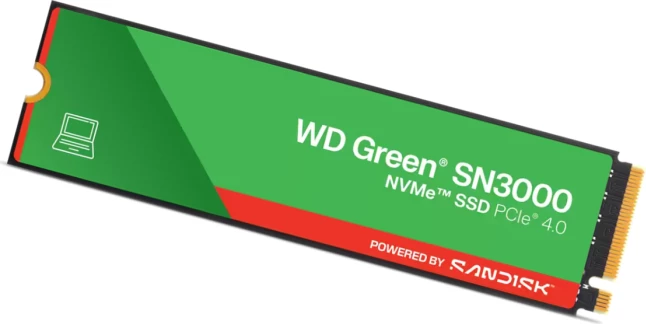 disk SSD SanDisk WD Green SN3000 2TB M.2 2280 PCIe 4.0 NVMe, jeshile