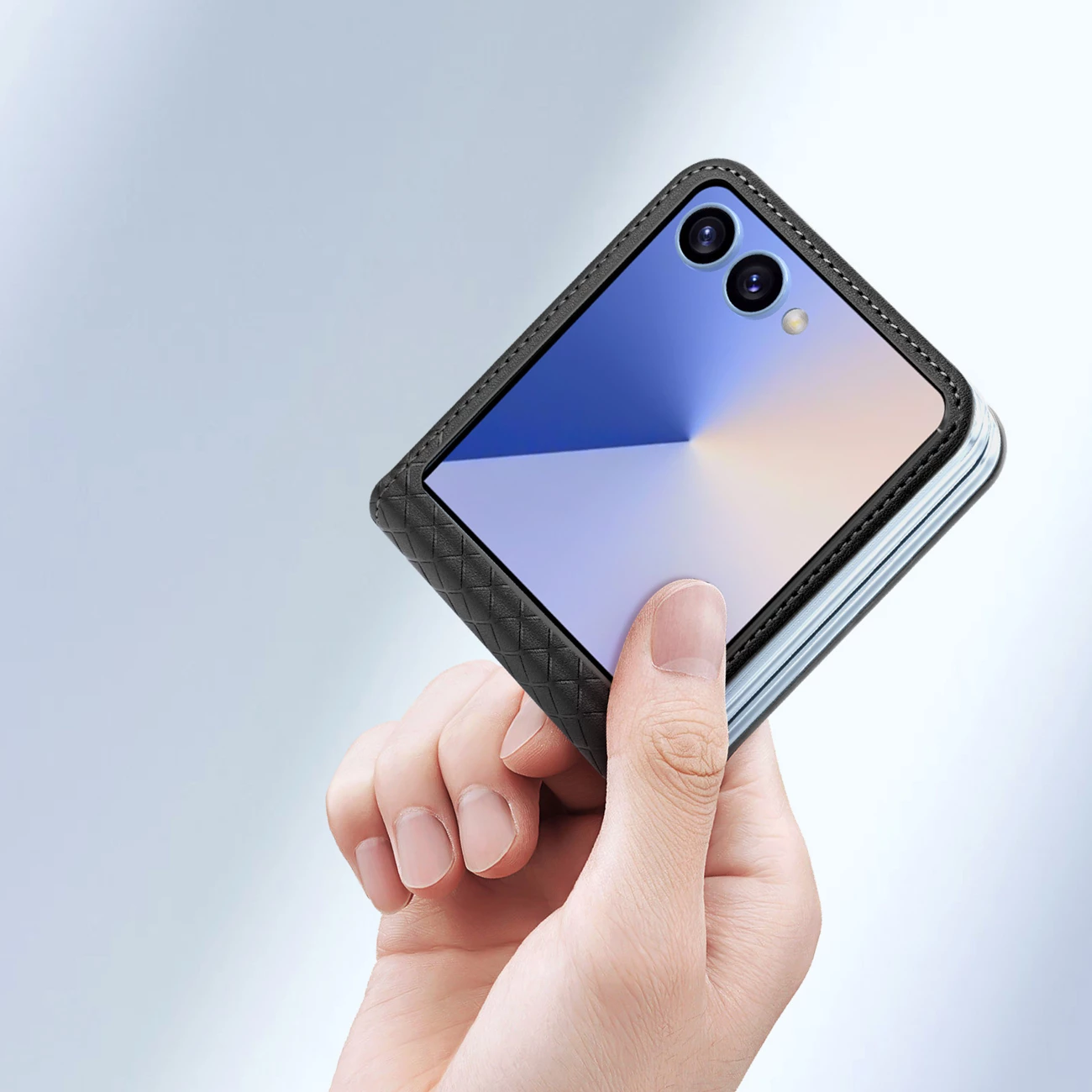 Mbështjellës Dux Ducis Bril për Samsung Galaxy Z Flip 7, i zi