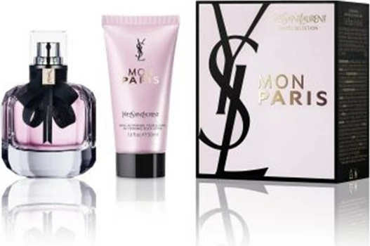 Set Eau De Parfum & Locion trupi Yves Saint Laurent Mon Paris, 100 ml