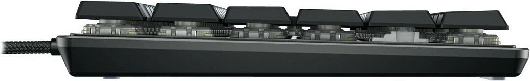 Tastierë mekanike Cherry MX, USB me kabllo, Tenkeyless 88 taste, ndriçim i bardhë, QWERTZ (DE), e zezë