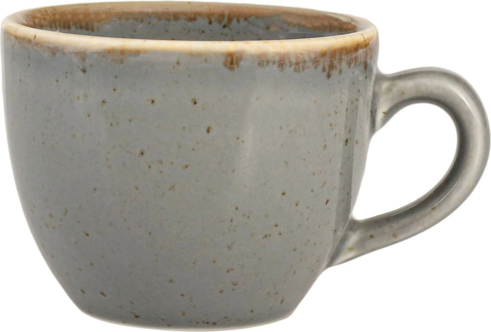 Filxhan espresso Porland Seasons Stone 80 ml, gri e errët, set 6 copë