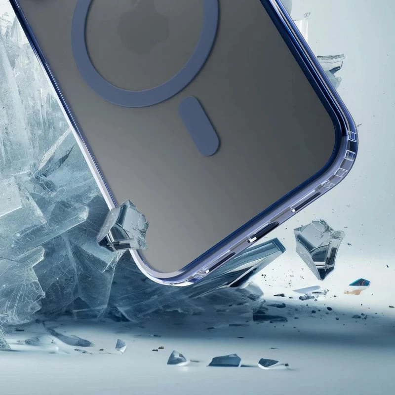 Kapak telefoni 3mk Frosty MagCase për iPhone 17, kaltër