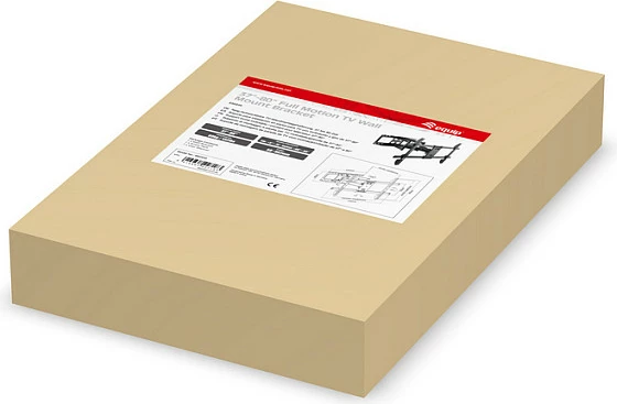 Mbajtëse muri për TV EQUIP 650335, 37-80", VESA 200x200-600x400, 60 kg, e zezë
