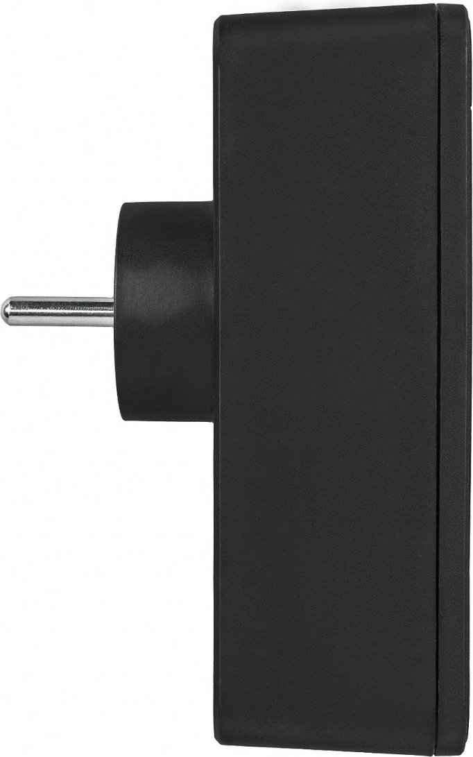 Shpërndarës prizash, Maclean MCE248 F/B, 3 dalje (2 të sheshta + 1 me tokëzim), 2x USB-A + 2x USB-C PD 20W, zi