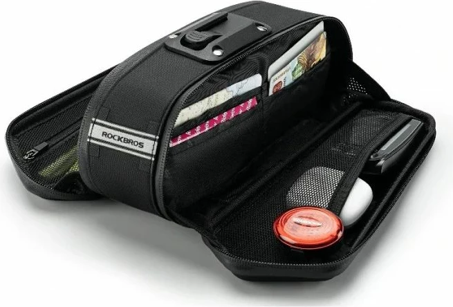 Çantë bishti biçiklete Rockbros, e zezë
