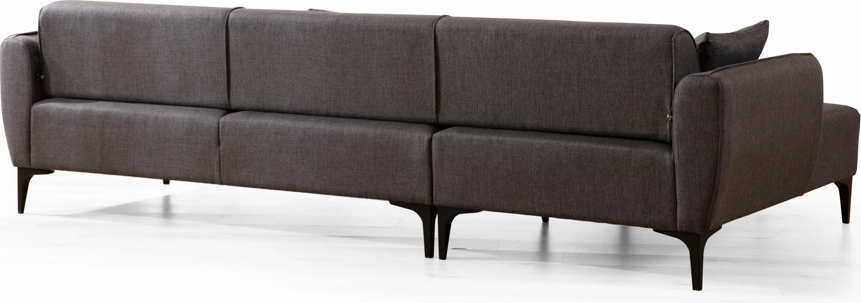 Këndare Belissimo, ngjyrë gri e errët, Atelier del Sofa, majtas