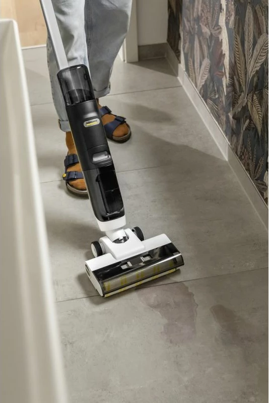 Fshesë elektrike me mop KARCHER FCV 3 Extra+, e bardhë