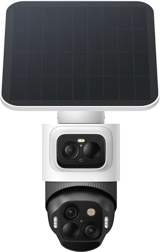 Kamerë sigurie IP Anker eufyCam S4 2-Cam Kit, 4K, PTZ 360°, me panel solar, IP65, bardh/zi