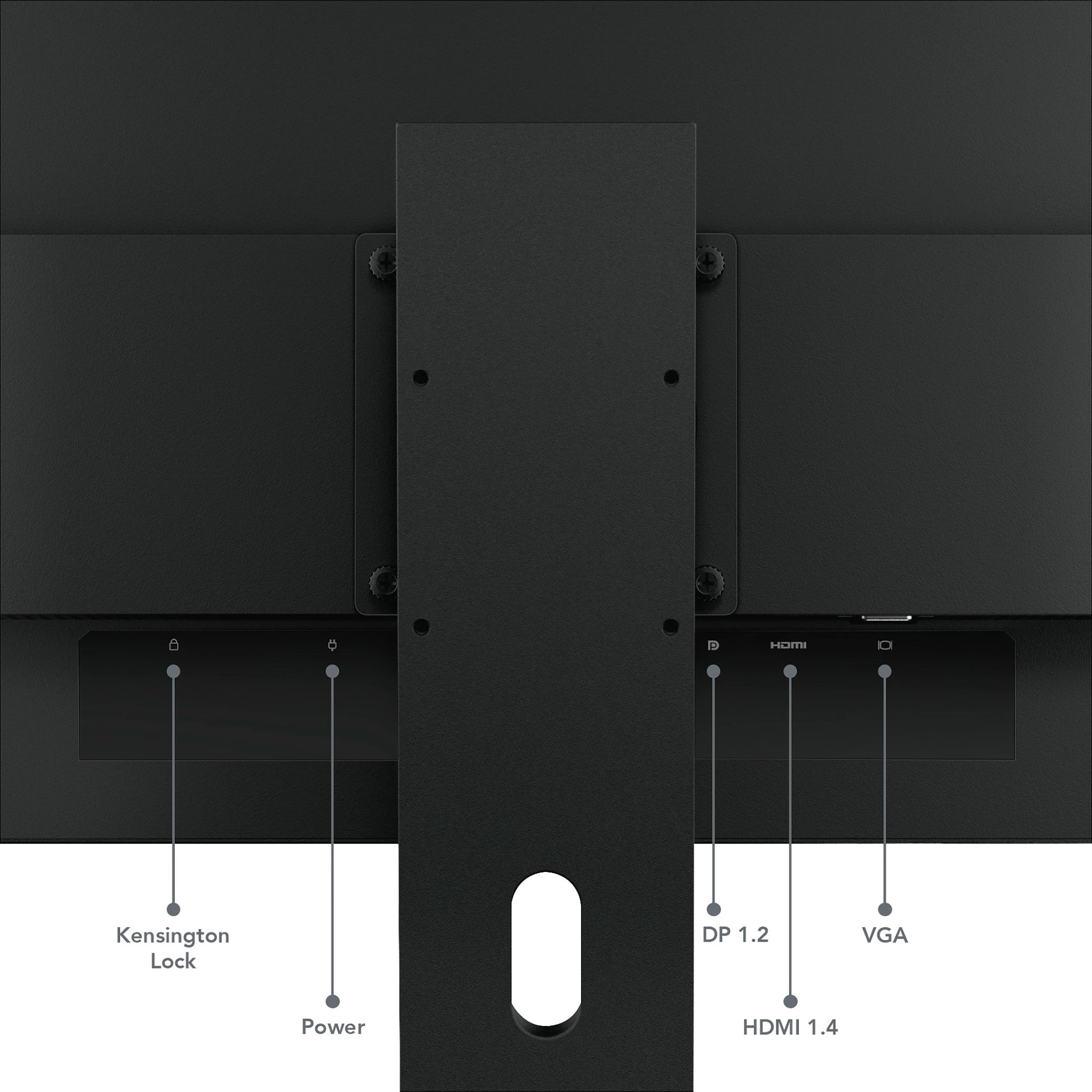 Monitor Lenovo ThinkVision E24-40, 23.8", FHD, 100Hz, Anti-Glare, Altoparlantë të integrum, i zi