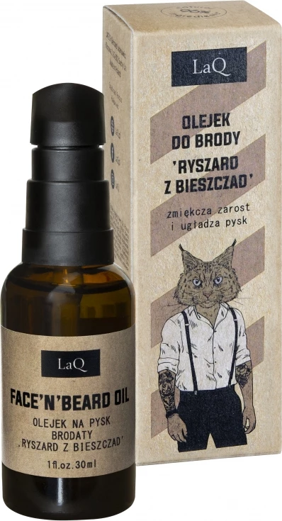 Vaj për mjekër LaQ Ryszard from Bieszczady për burra 30ml