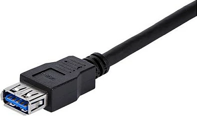 Kabllo zgjatëse USB StarTech USB3SEXT1MBK, USB-A mashkull në USB-A femër, USB 3.2 Gen 1, 1m, 5 Gbps, e zezë