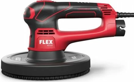 Lëmues mur/tavan Flex GCE 6-EC 600 W 225 mm me kontroll shpejtësie, me kokë MH-R + L-BOXX 374, kuqe/zi