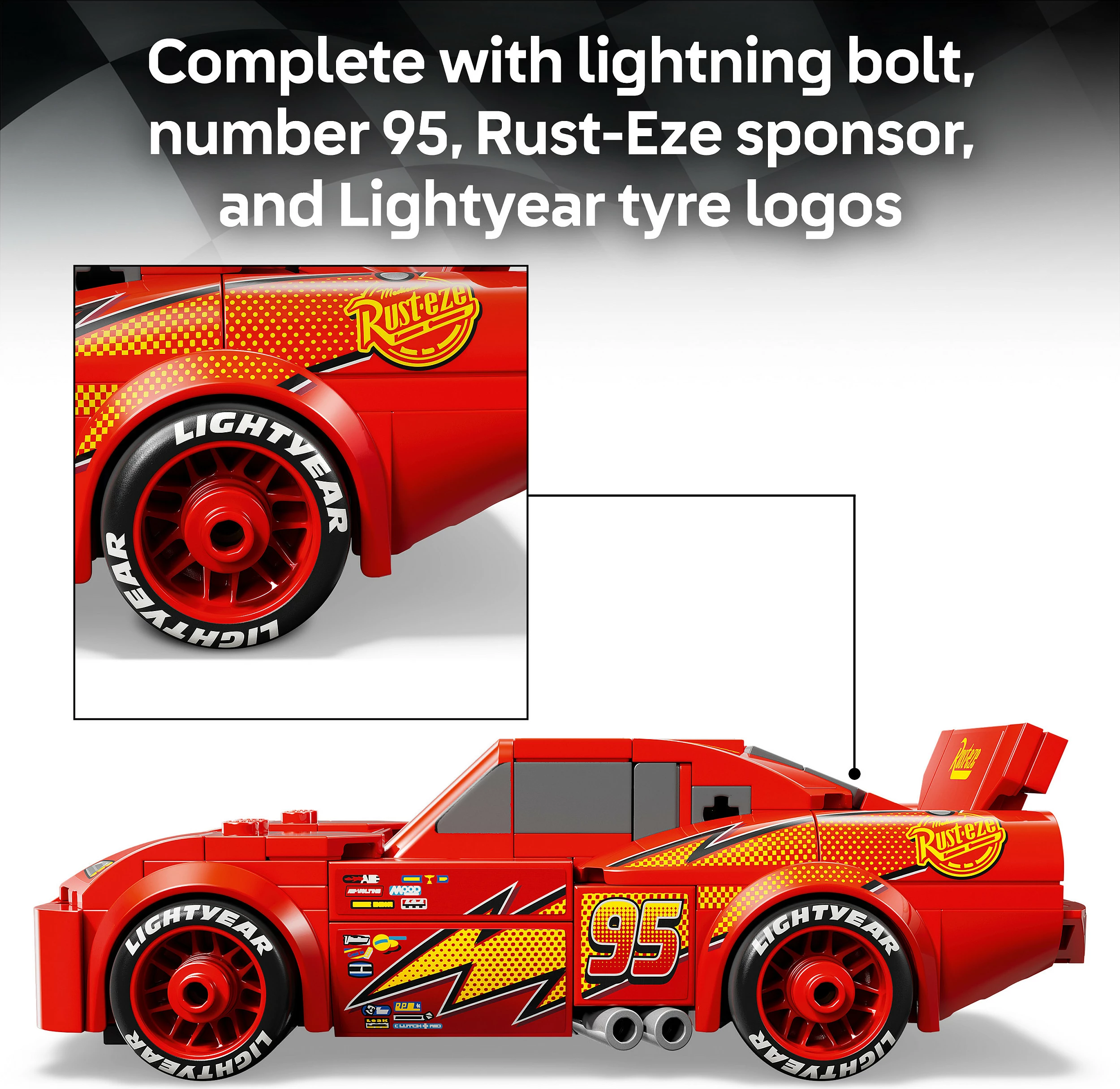 Set ndërtimi LEGO Speed Champions Lightning McQueen 77255, 270 copë, 9+ vjeç, shumëngjyrësh