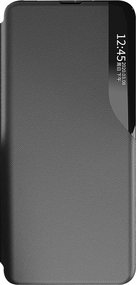 Mbështjellës Hurtel Eco Leather View Case për Samsung Galaxy S22+, me kapak dhe qëndrim, Blu