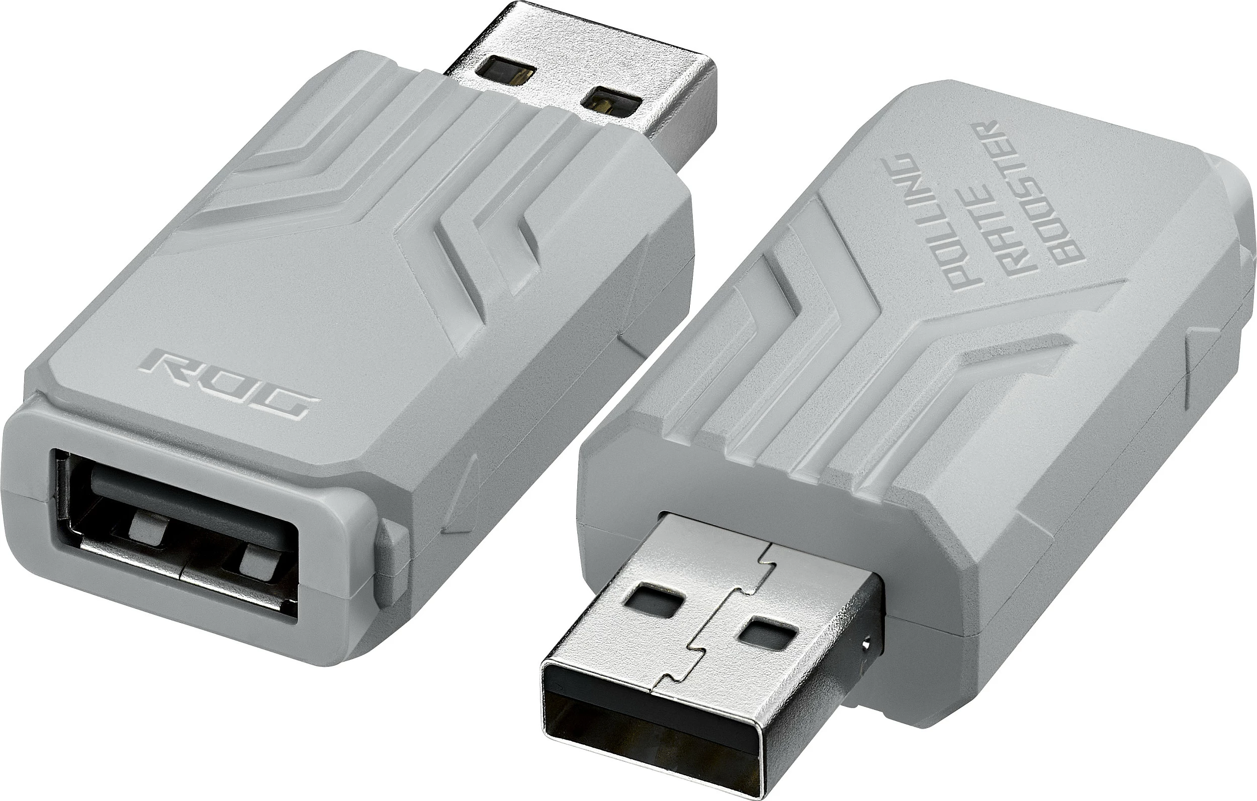 Aksesor USB ASUS ROG Polling Rate Booster, 8000 Hz, për Maus/Tastierë ROG, i bardhë