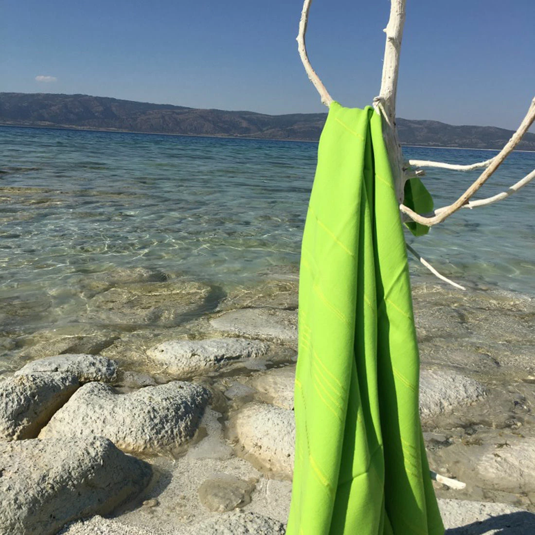 Peshqir plazhi Fouta Mijölnir, Sultan, ngjyrë e gjelbër
