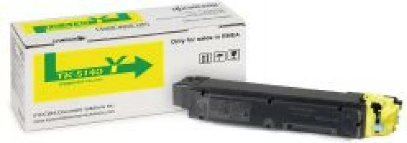 Toner, Kyocera, TK-5140Y, rendiment 5000 faqe, origjinal, e verdhë