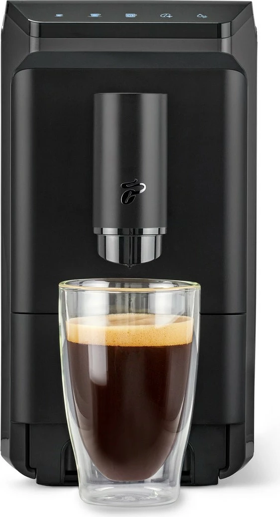 Makinë kafeje, Tchibo, Esperto Mini 648480, 19 bar, mulli çeliku, rezervuar 1.1 L, automatike, e zezë