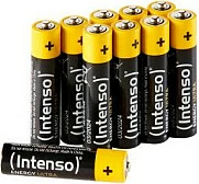 Bateri Intenso Energy Ultra AAA 1.5V 1250mAh, paketë 10 copë, e zezë/verdhe