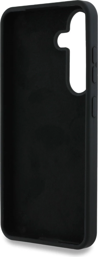 Mbështjellës Guess Silicone Big 4G Logo Bottom Script për Samsung Galaxy S25, i zi