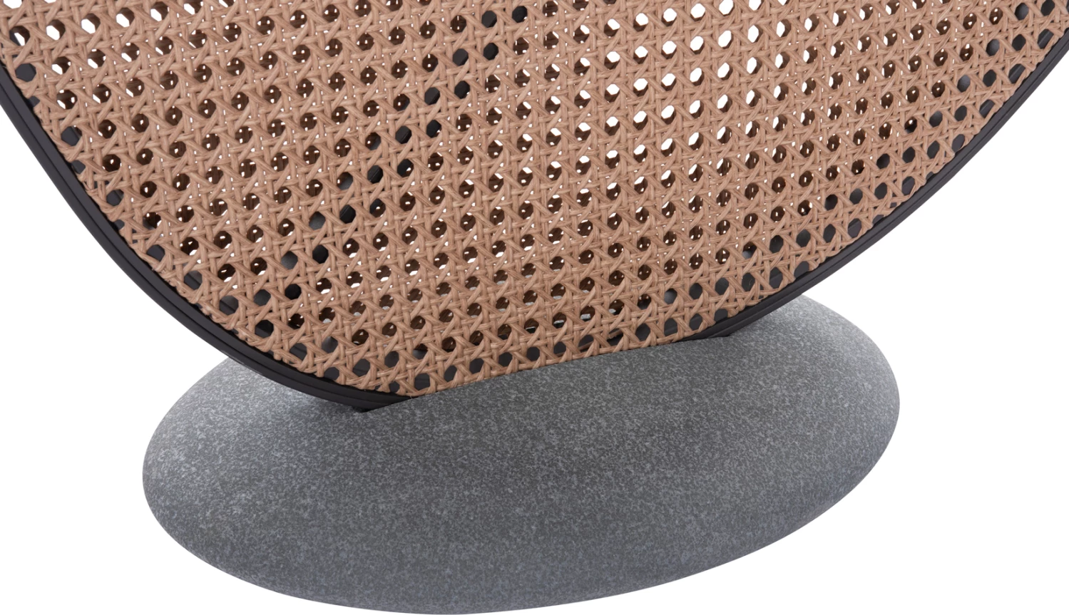 Përdarës alumini KOMORABI, kornizë antracit, thurje bezhë, 110x33x199cm