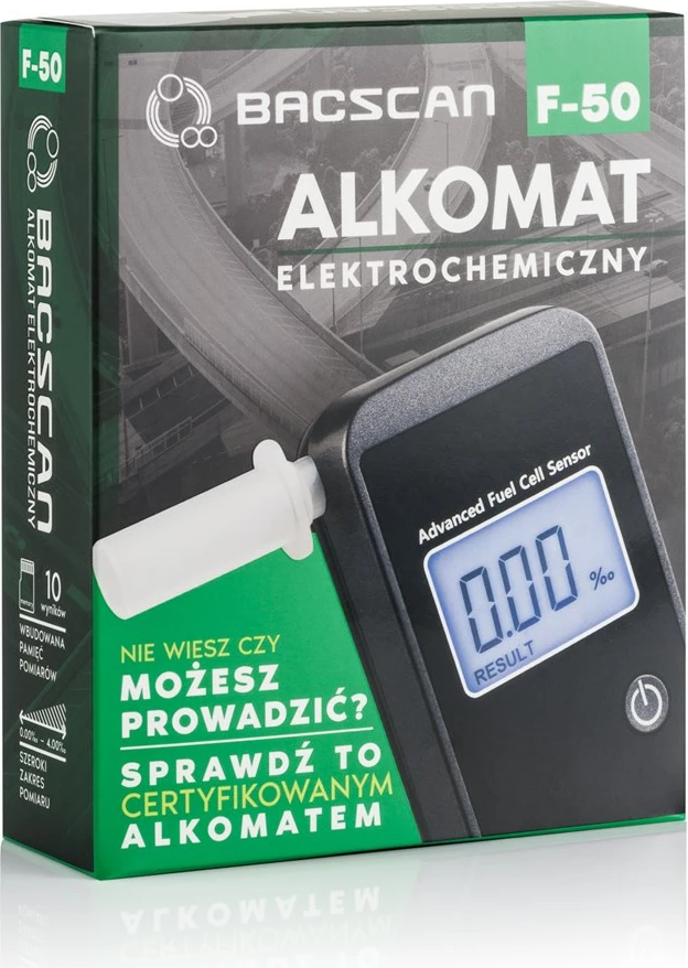 Testues alkooli Bacscan  F-50, i zi 