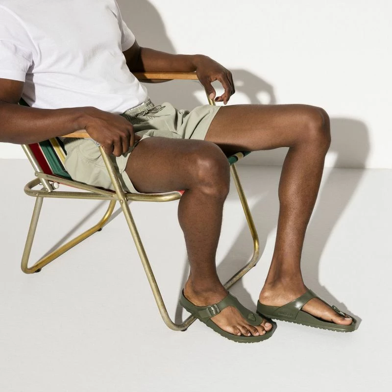 Flip-flop unisex Birkenstock, të gjelbra [Madhësia: 46]