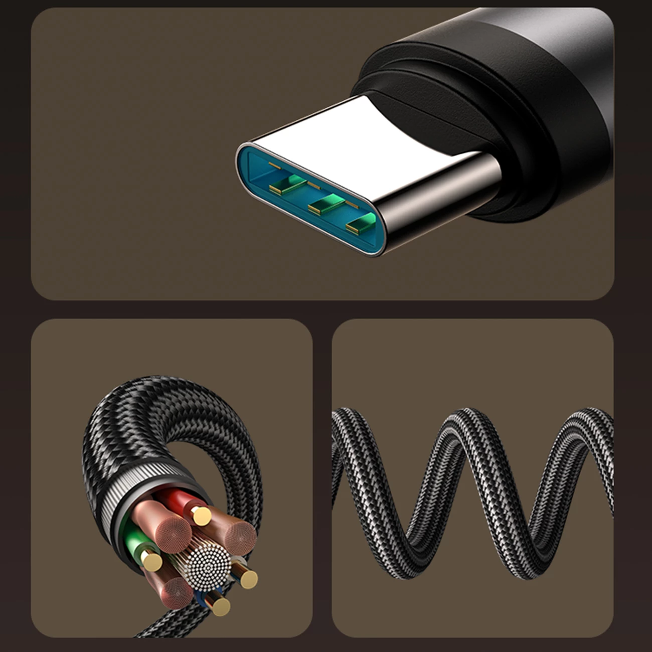 Kabllo USB-C në USB-C Joyroom S-A56 EnjoyX Series, 1.2m, 60W, e zezë