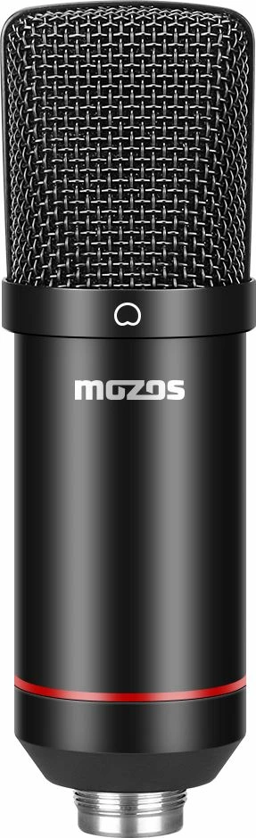 Mikrofon kondensator USB Mozos MKIT-900PRO 192kHz/24-bit cardioid, komplet me tripod dhe pop filter, i zi