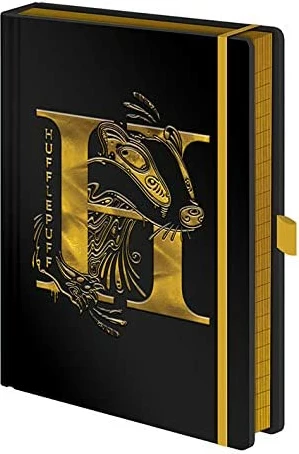 Fletore premium Pyramid International Harry Potter Hufflepuff Foil A5, e zezë/ari