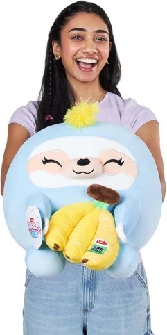Snackles Megan the Sloth – Lodër prej Pelushi 36 cm nga ZURU