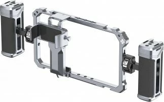 Kafaz stabilizues metalik për Celular Ulanzi Metal Cage, 2 doreza, 66-83 mm, 12x 1/4\" + 4 cold shoe, set