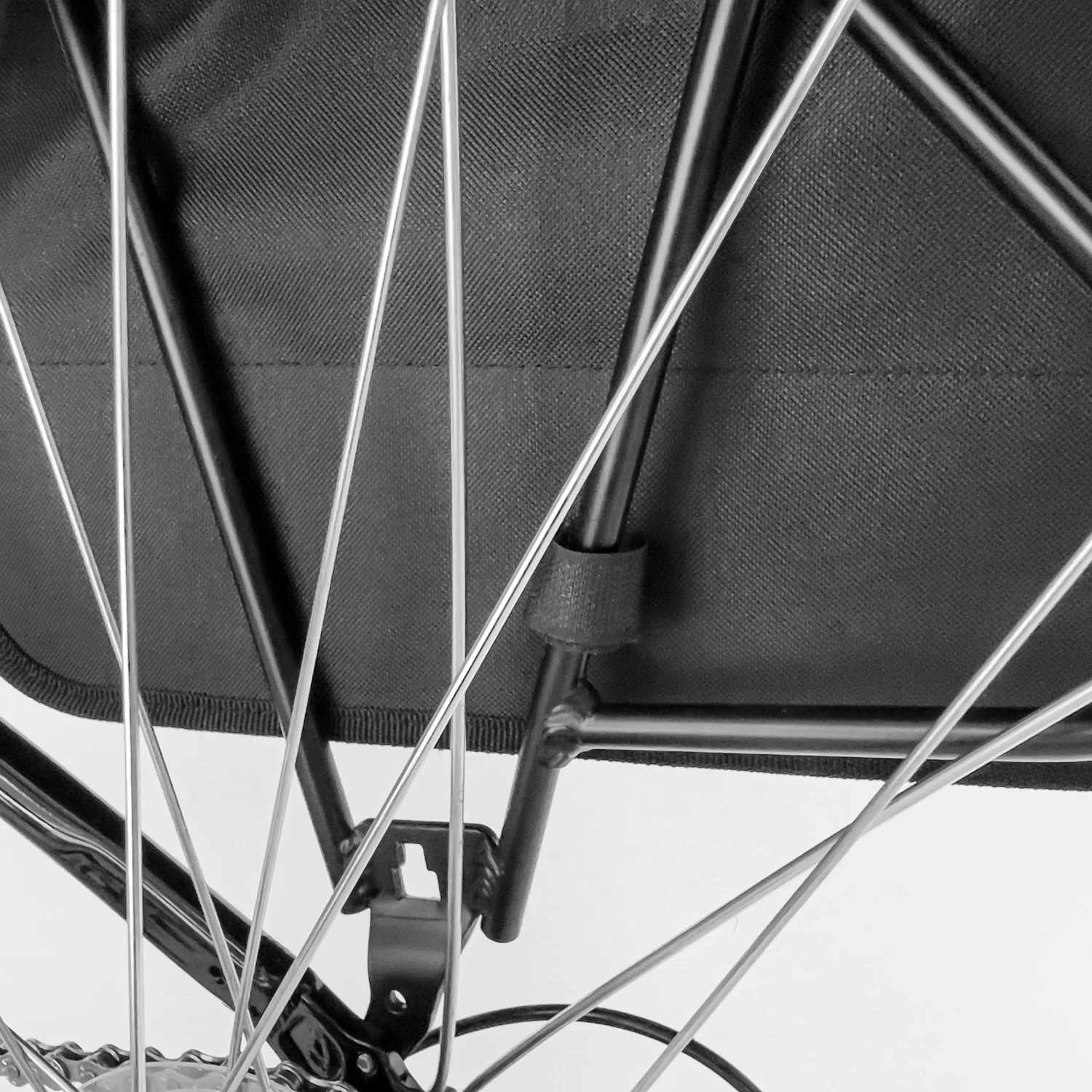 Çantë anësore biçiklete Wozinsky WBB34BK, 28 l, e zezë, set i dyfishtë