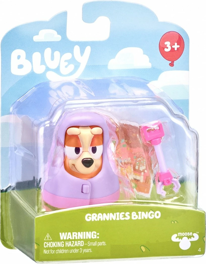 Figurinë Bluey Tm Toys BLU18040, Bingo & Dunny, plastikë, për fëmijë, shumëngjyrëshe, 1 copë