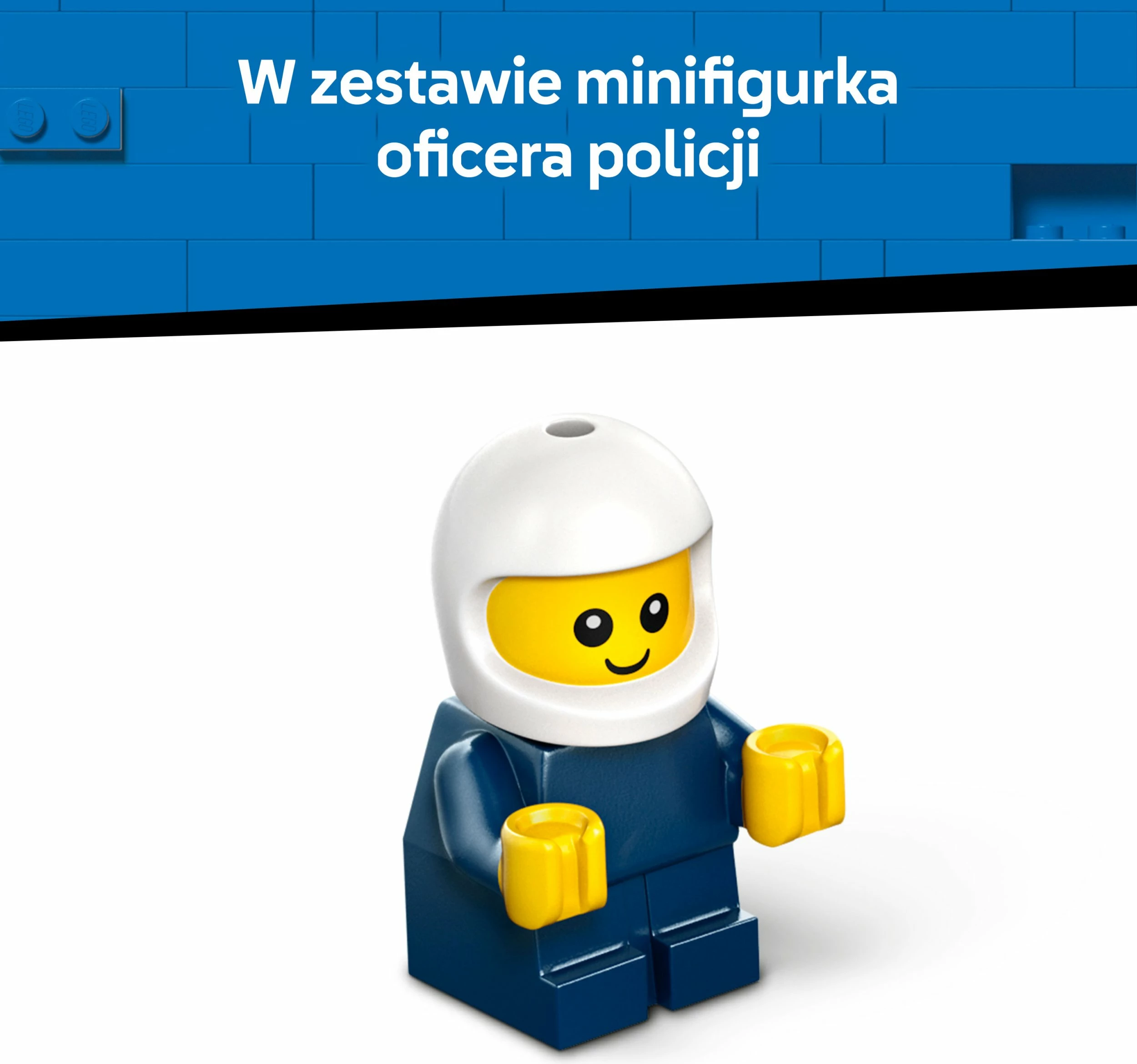 Set LEGO City Vehicles Police Truck 60481, 71 copë, 5+