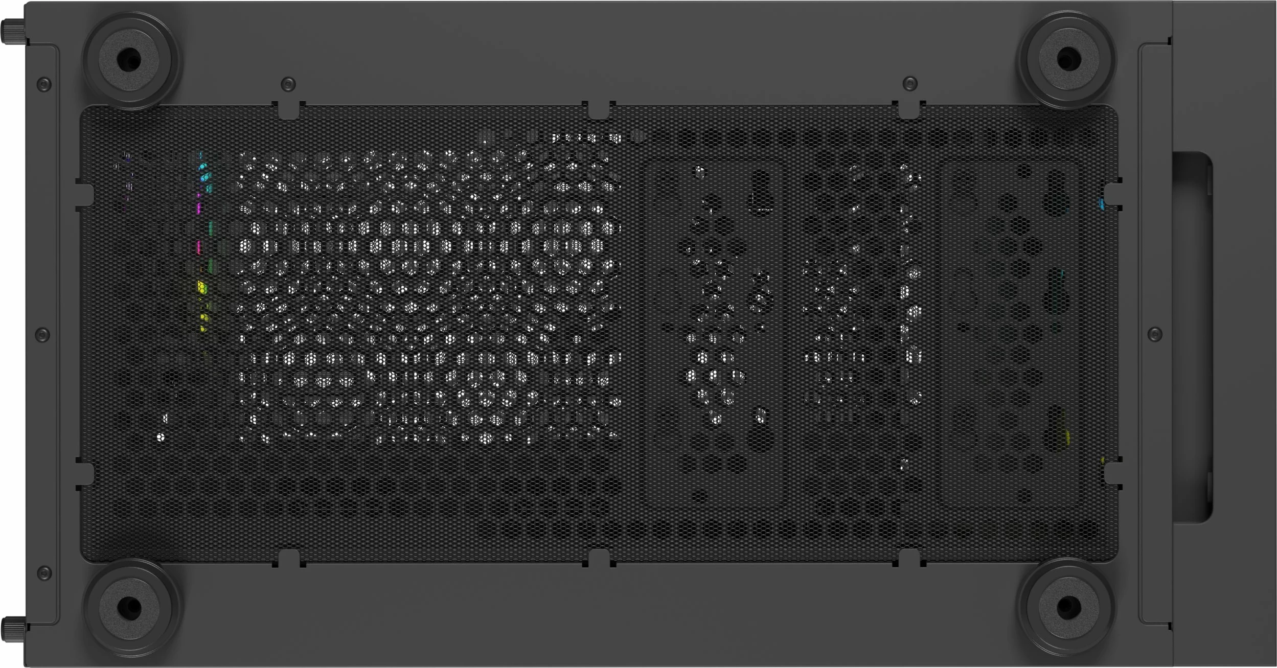 Kasë GENESIS Diaxid 605 ARGB NPC-2172 Midi Tower, ATX/mATX/Mini-ITX, USB-C, pa PSU, e zezë