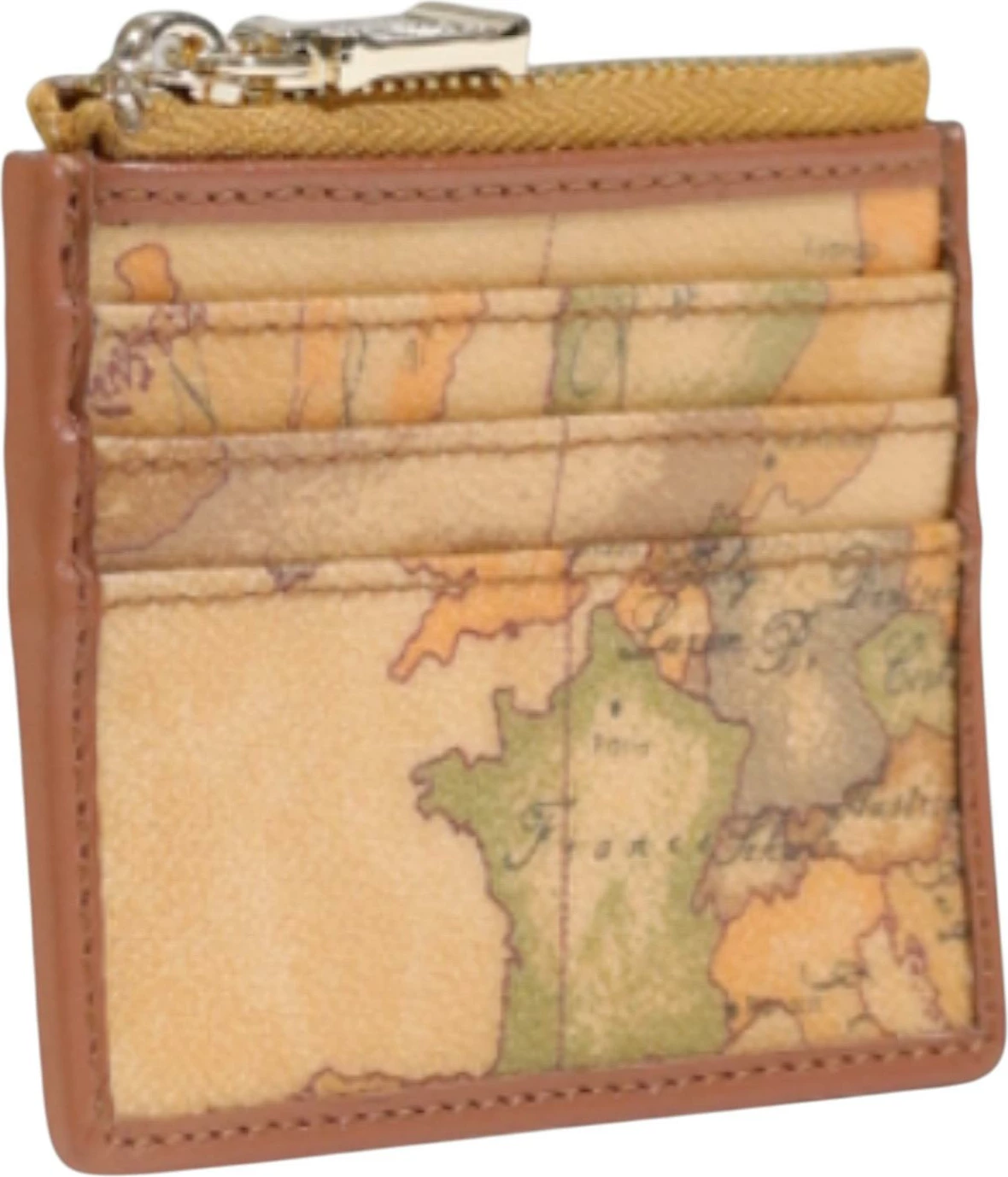 Portofol i vogël për femra Alviero Martini Prima Classe CARDS COINS HOLDER C W373 6000, bezhë e errët