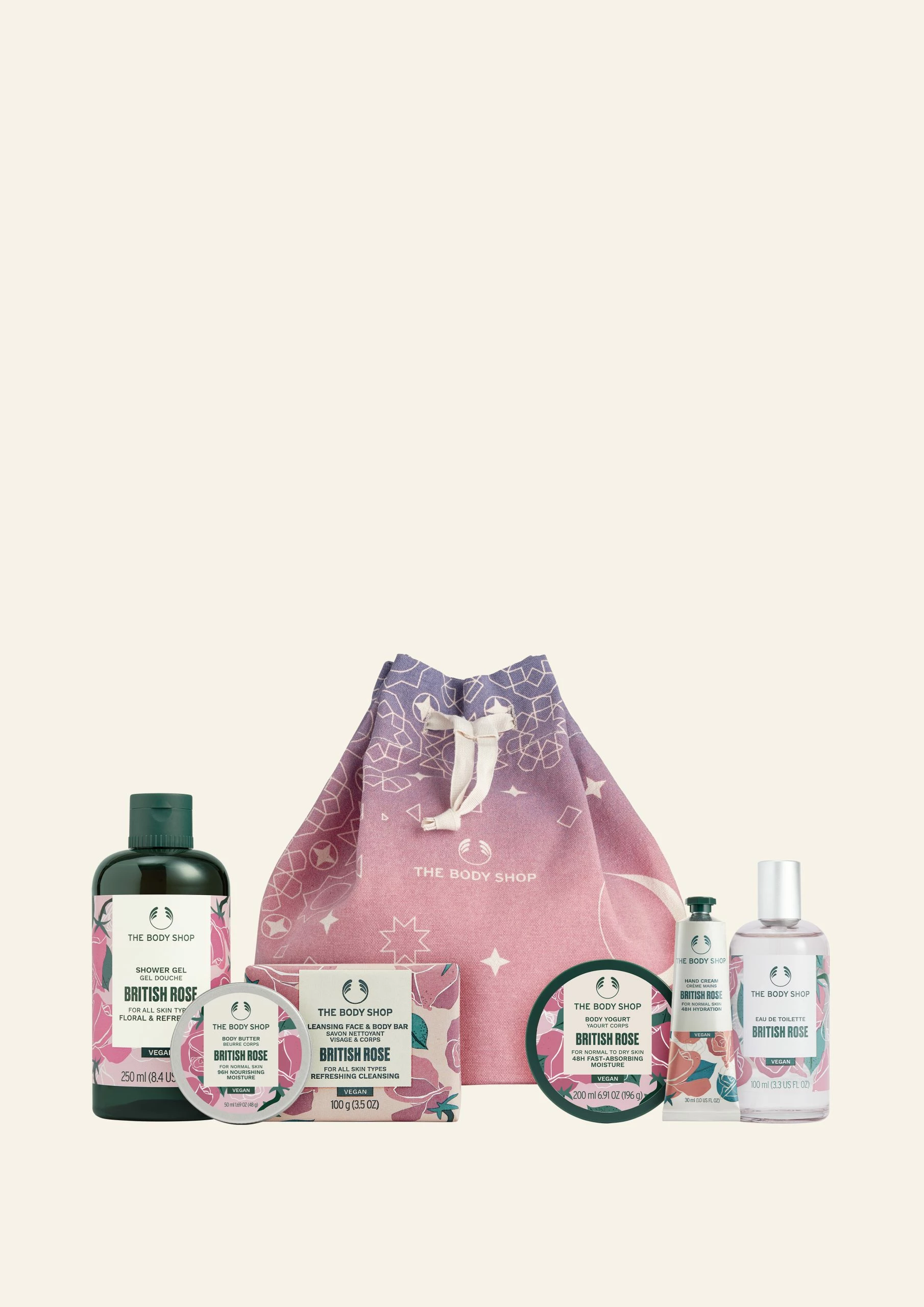 Set i Madh për Dhuratë me Trëndafil Britanik 1 Copë