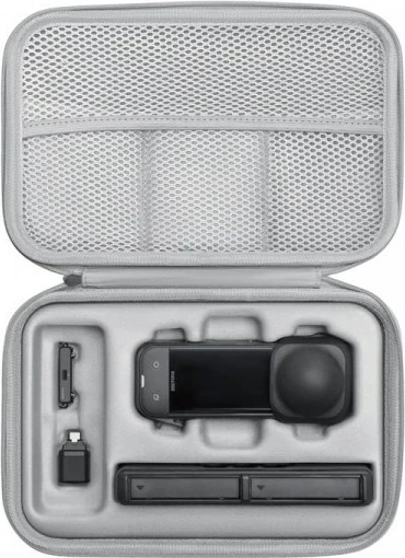 Mbështjellës Insta360 X5 Carry Case, universal, material tekstili, gri e çelët