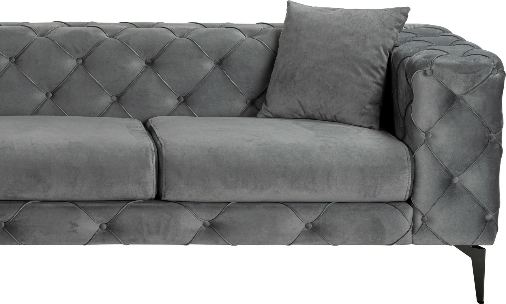 Këndare Como Eco, antracit e zezë, Atelier del Sofa, majtas