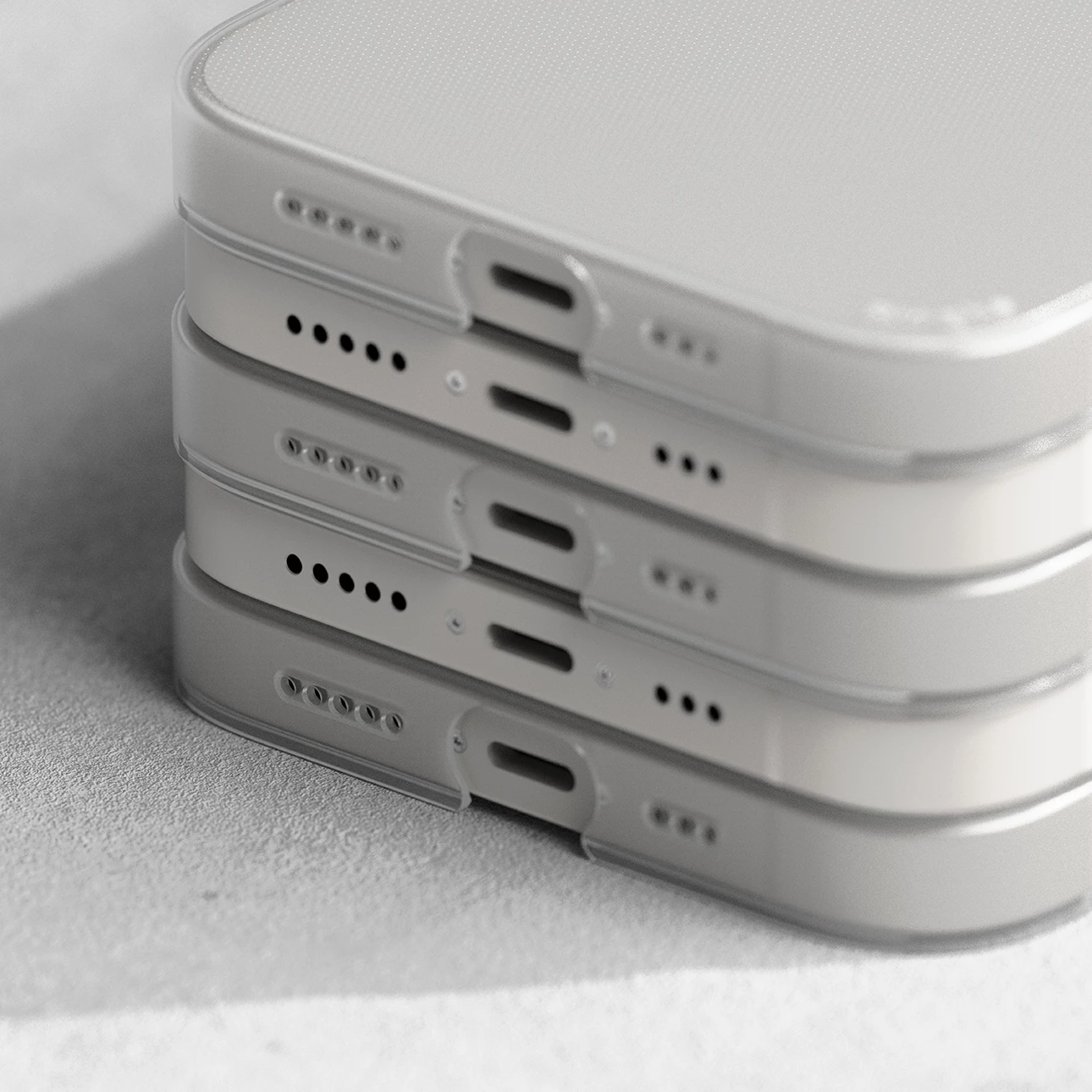 Mbështjellës Ringke Slim për iPhone 14 Plus, ultra i hollë, gjysmë-transparent