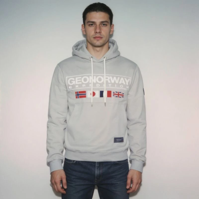 Duks për meshkuj Geographical Norway, gri [Madhësia: S]