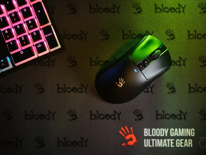 Maus A4-Tech Bloody R73 Ultra, wireless, 8 butona, 26000 CPI, i zi