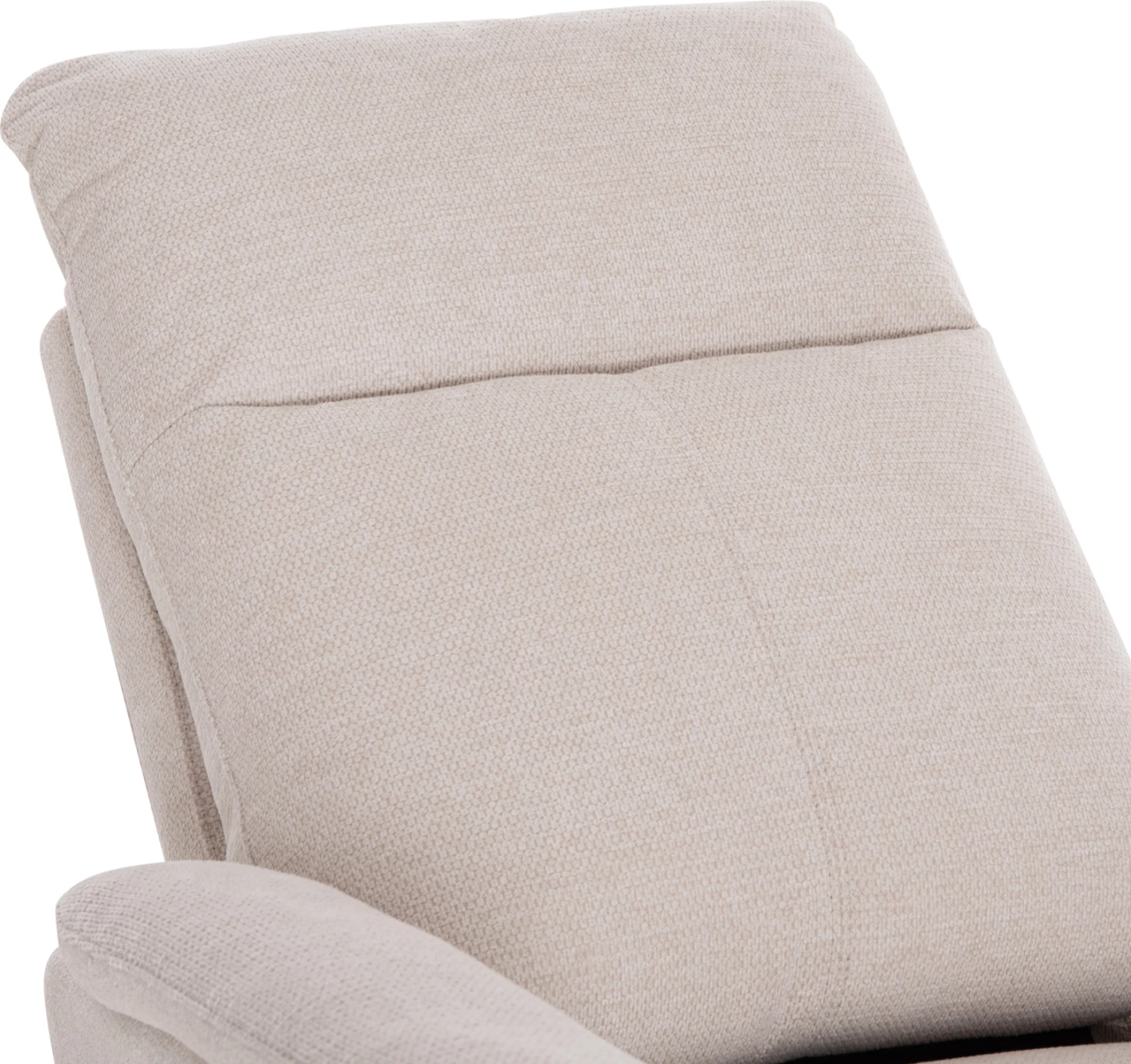 Fotel relaksues me reclin elektrik, stof bezhë, SYNTHIA FH3309.01, 75x86x100cm