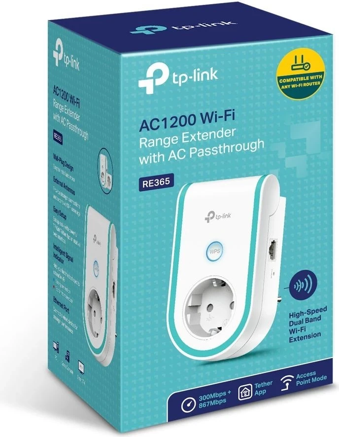 Zgjerues rrejti TP-Link RE365, i bardhë 23
