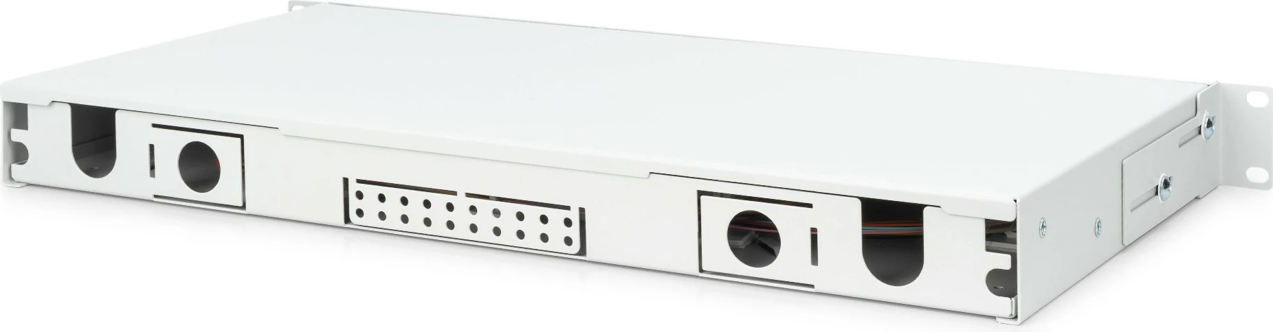 Kasë rrjeti Digitus LWL Spleißbox 1HE, 12x SC DX, gri